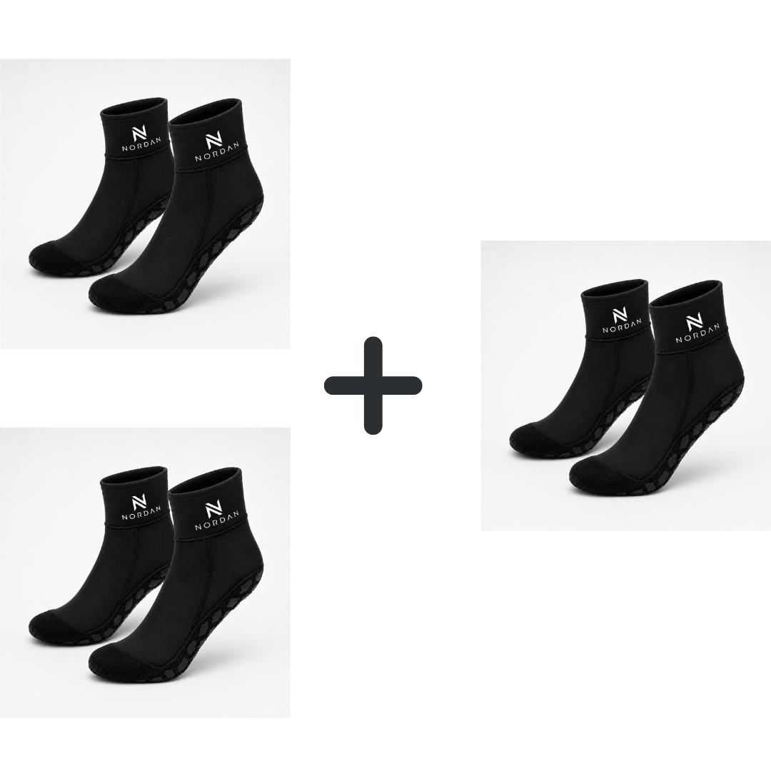 NORDAN 3 pairs bundle, black