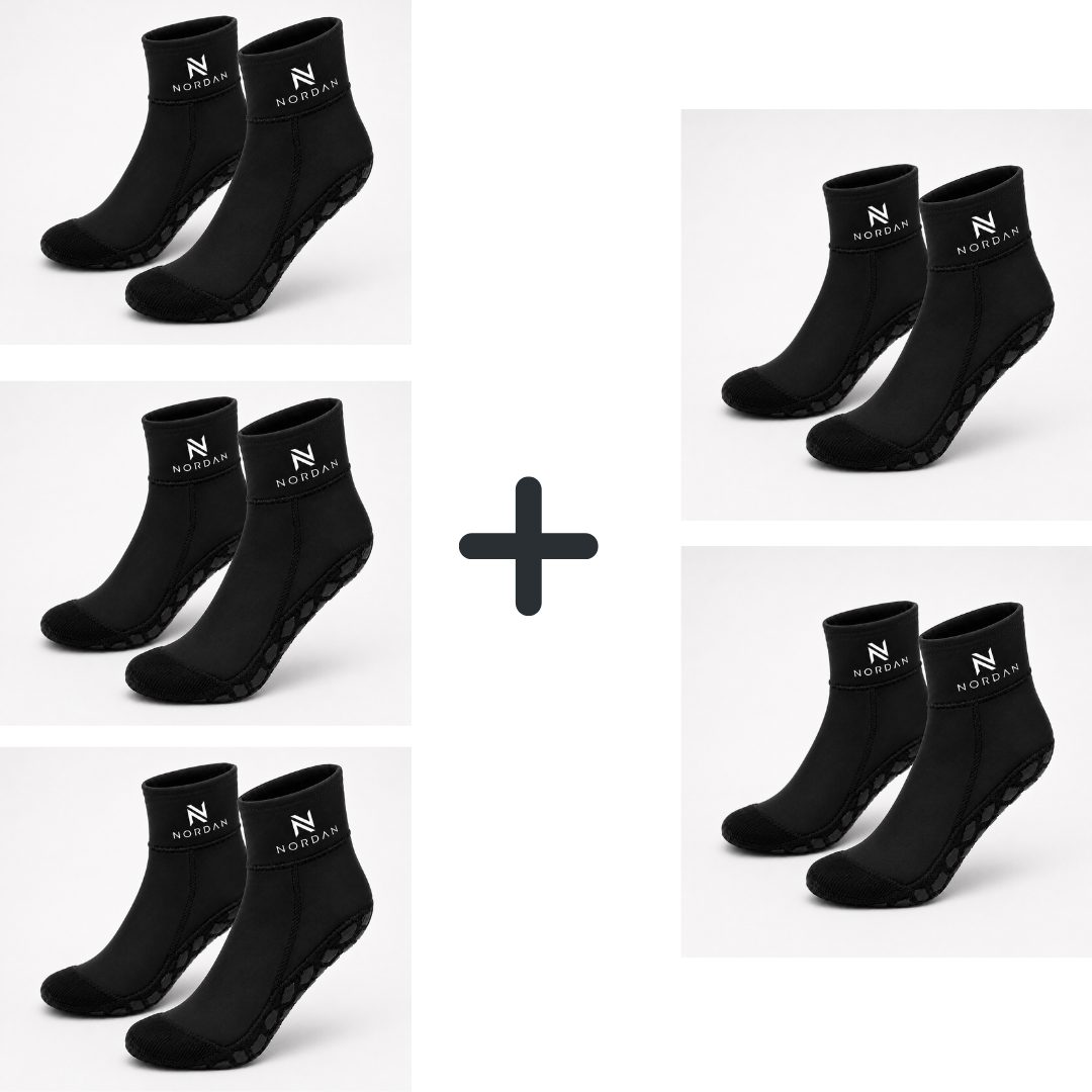 NORDAN 5 pairs bundle, black