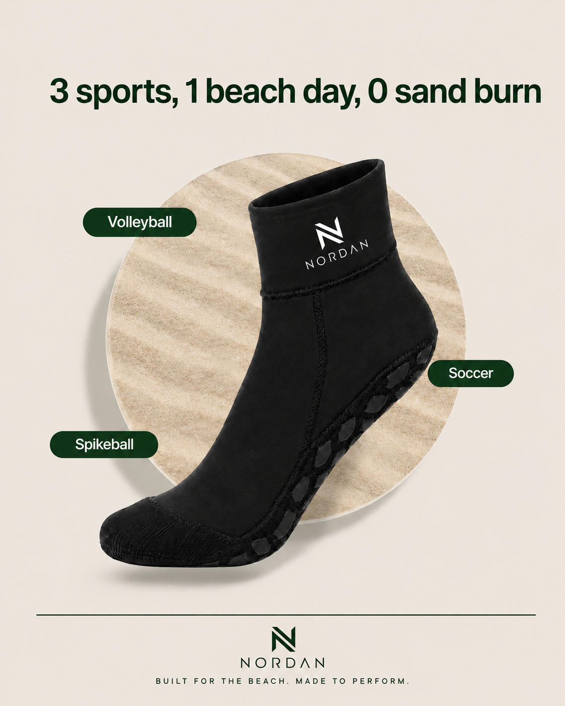 NORDAN Beach Sock multi sport use